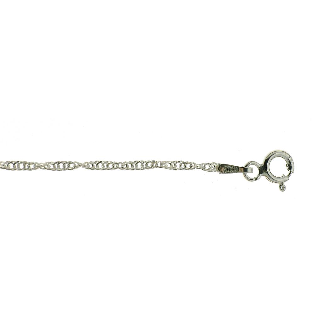 Imagen cadenas plata  45 cm. -50cm.